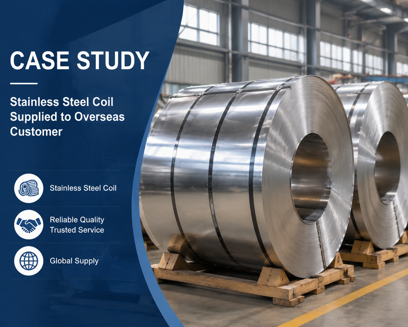 Latest company case about Stainless Steel Coil Supply for Overseas Industrial Customer